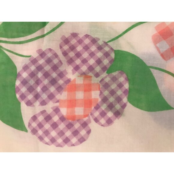 Anita Wagenvoord Burlington House Pillowcase Pair Vintage Gingham Flower | Cotto - Picture 7 of 11